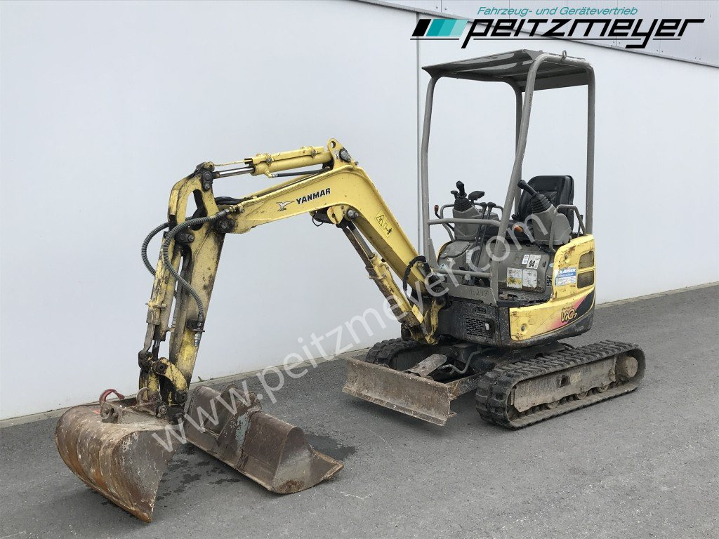YANMAR MINIBAGGER Vio 17 verstellbares Fahrwerk Schnellwechsler mit 60 er und 100 Löffel - Máy xúc mini: hình 1 YANMAR MINIBAGGER Vio 17 verstellbares Fahrwerk Schnellwechsler mit 60 er und 100 Löffel - Máy xúc mini: hình 1