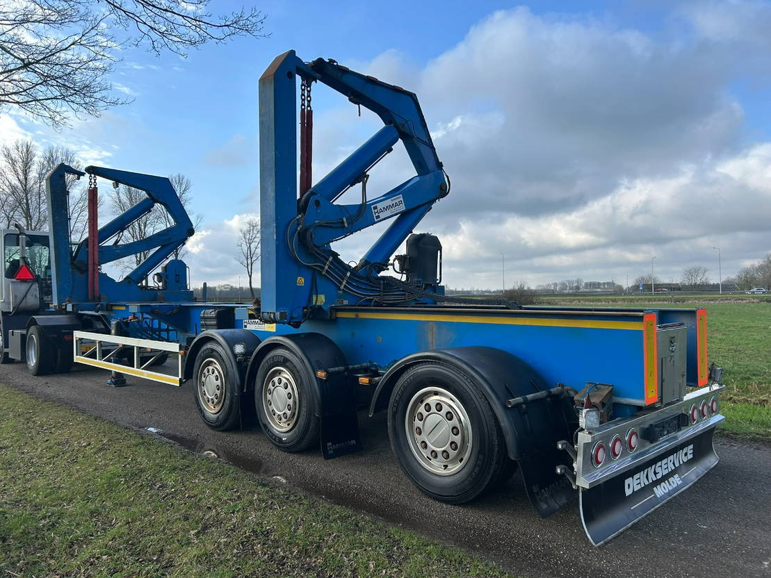 Hammar Sideloader 160 E / 20ft - 2 x 20 ft - 40 - Containers / 33 tons lifting c - Xe chở container/ Sơ mi rơ moóc hoán đổi thân: hình 2 Hammar Sideloader 160 E / 20ft - 2 x 20 ft - 40 - Containers / 33 tons lifting c - Xe chở container/ Sơ mi rơ moóc hoán đổi thân: hình 2