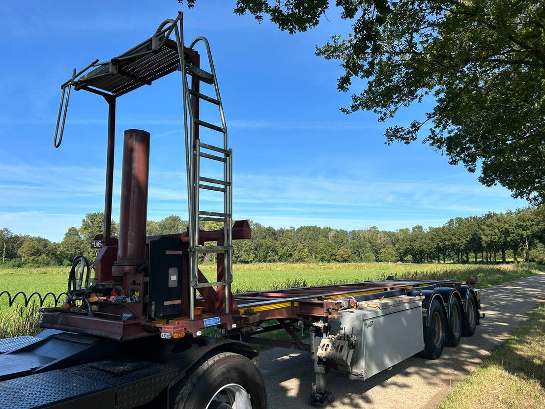 LAG 30 FT Tipping chassis + 20 ft conection whit EBC Rotary Valve incl parts - Xe chở container/ Sơ mi rơ moóc hoán đổi thân: hình 1 LAG 30 FT Tipping chassis + 20 ft conection whit EBC Rotary Valve incl parts - Xe chở container/ Sơ mi rơ moóc hoán đổi thân: hình 1