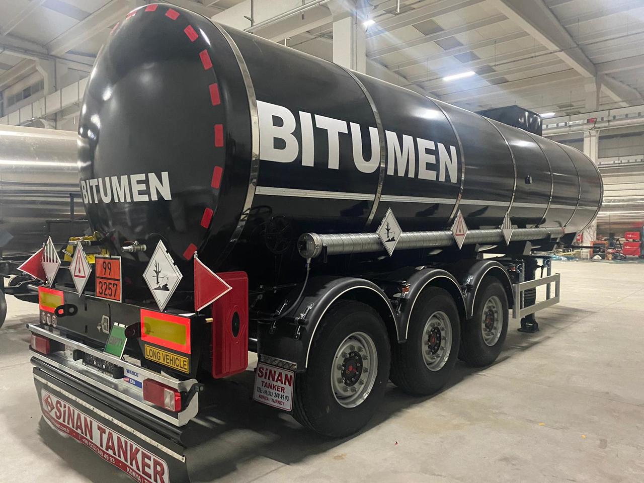 Sơ mi rơ moóc bồn để vận chuyển bitumen mới SINAN TANKER-TREYLER ADR BİTUM TANKER (SINAN): hình 9