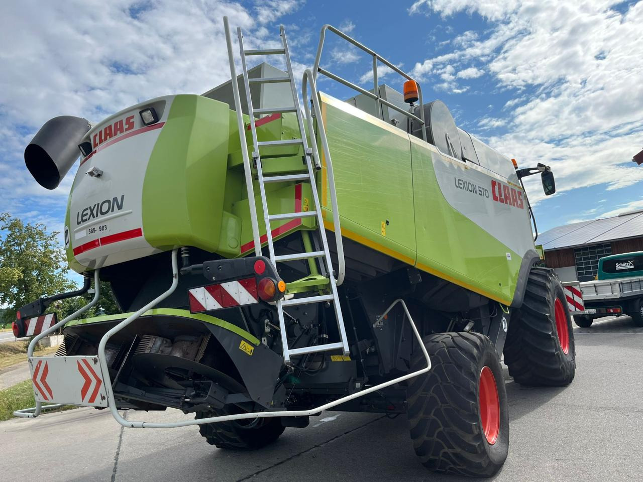 CLAAS Lexion 570, SW V750 mit Raps, Radialverteiler - Máy gặt đập: hình 3 CLAAS Lexion 570, SW V750 mit Raps, Radialverteiler - Máy gặt đập: hình 3