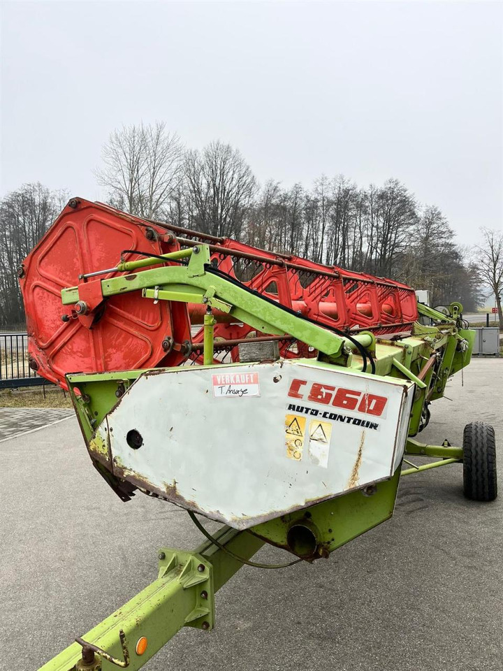 CLAAS Schneidwerk Claas C660 mit Autocontour, Transportwagen - Đính kèm máy gặt đập thức ăn gia súc: hình 3 CLAAS Schneidwerk Claas C660 mit Autocontour, Transportwagen - Đính kèm máy gặt đập thức ăn gia súc: hình 3