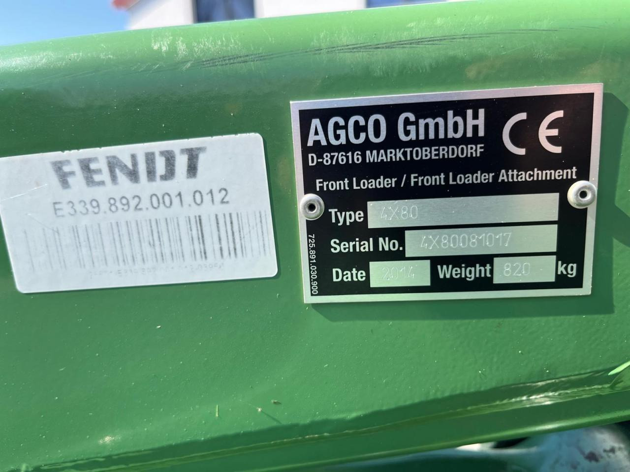 Đính kèm Fendt Frontlader Fendt Cargo 4X 80 Konsole Vario 500 700: hình 8