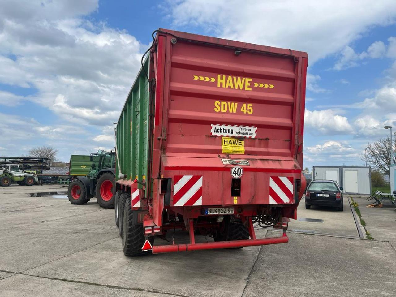HAWE Tridem SDW 45T, Silagewagen - Toa kéo nhỏng/ Xe đổ: hình 5 HAWE Tridem SDW 45T, Silagewagen - Toa kéo nhỏng/ Xe đổ: hình 5