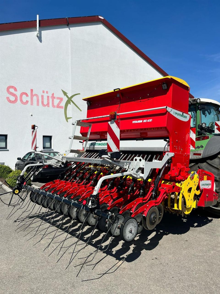 Pöttinger Vitasem 302 ADD + Pöttinger Lion 303.12 WG, Kombi - Máy gieo hạt liên hợp: hình 1 Pöttinger Vitasem 302 ADD + Pöttinger Lion 303.12 WG, Kombi - Máy gieo hạt liên hợp: hình 1