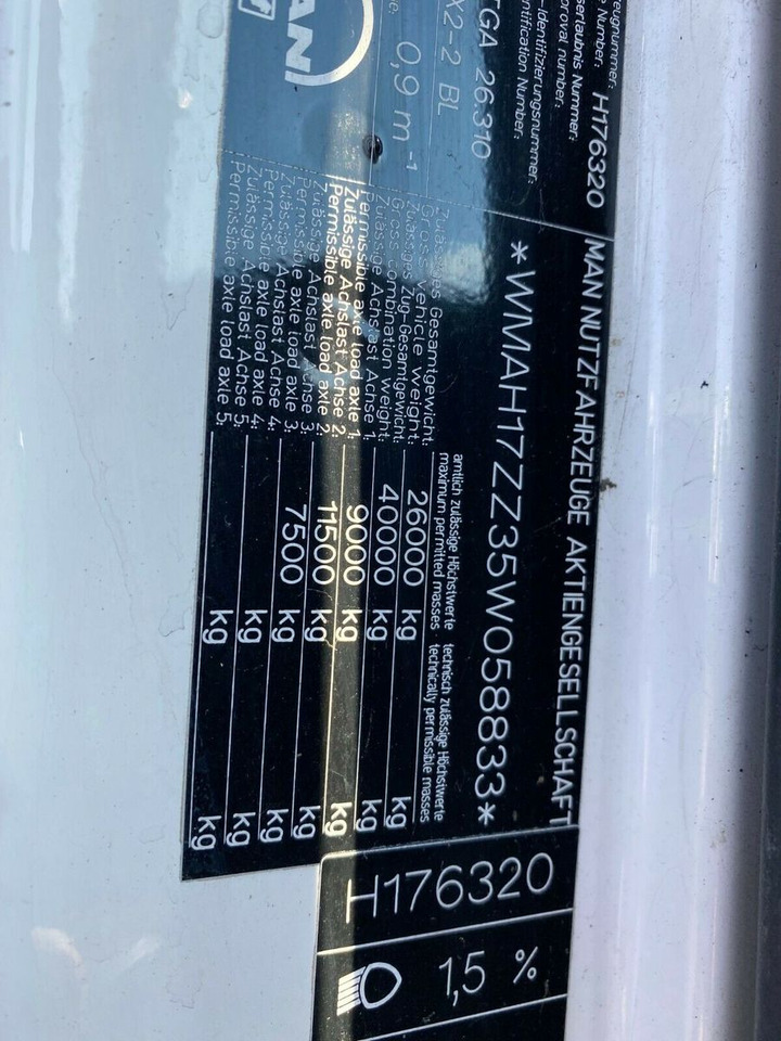 Xe tải khung gầm MAN 26.310 6x2  Hydraulik MAN 26.310 6x2  Hydraulik: hình 11