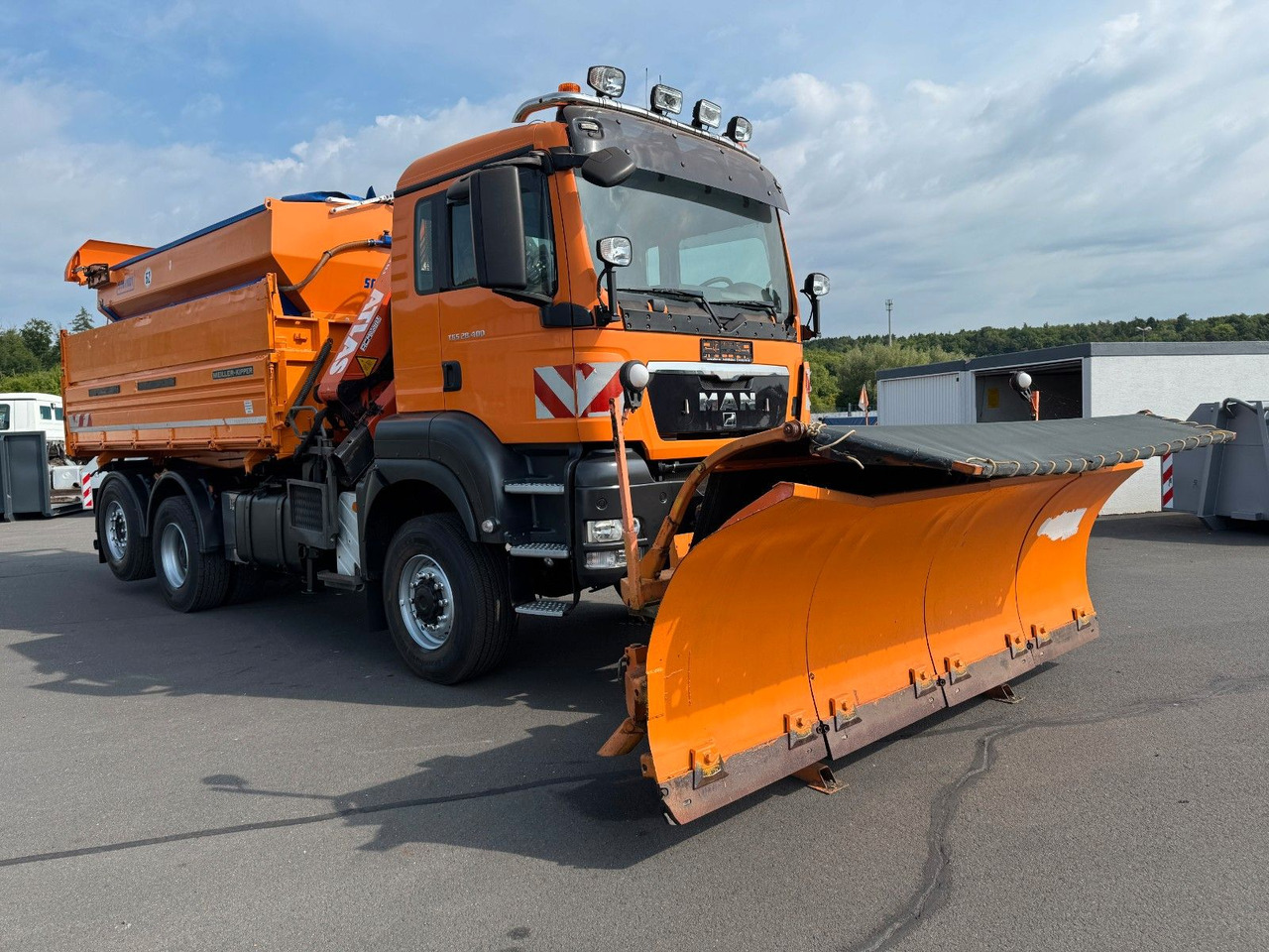 MAN TGS 28.400 6x4-4 BL Kipper / Kran / Winterdienst - Xe ben, Xe cẩu tự hành: hình 2 MAN TGS 28.400 6x4-4 BL Kipper / Kran / Winterdienst - Xe ben, Xe cẩu tự hành: hình 2