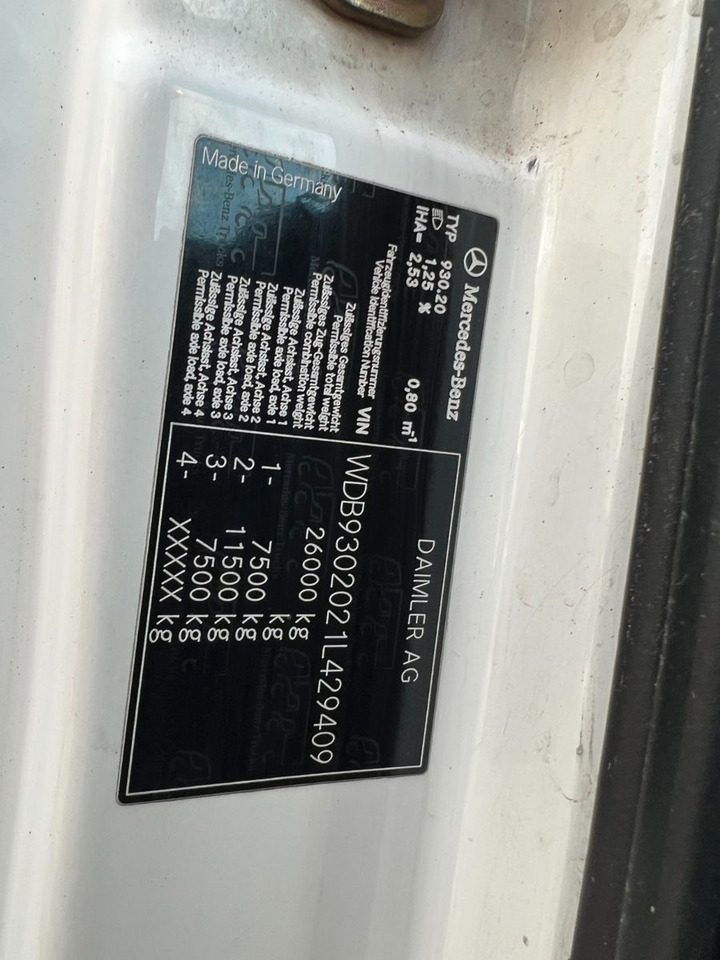 Mercedes-Benz Actros 2532 6x2 MP3 Faun Power Press 524 - Xe tải chở rác: hình 5 Mercedes-Benz Actros 2532 6x2 MP3 Faun Power Press 524 - Xe tải chở rác: hình 5