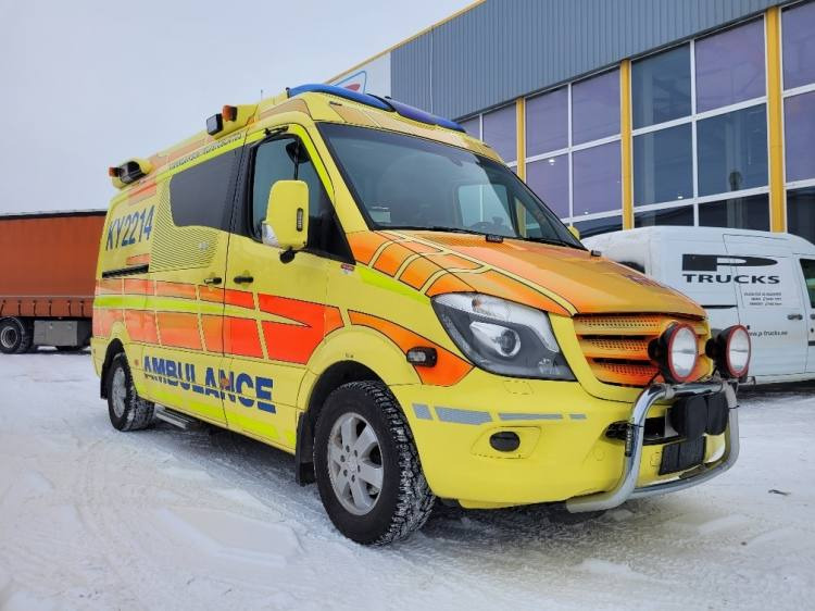 MERCEDES – BENZ SPRINTER 3.0D AMBULANCE (TAMLANS) KLIMA, 11.2016, EURO 6 - Xe cứu thương: hình 1 MERCEDES – BENZ SPRINTER 3.0D AMBULANCE (TAMLANS) KLIMA, 11.2016, EURO 6 - Xe cứu thương: hình 1
