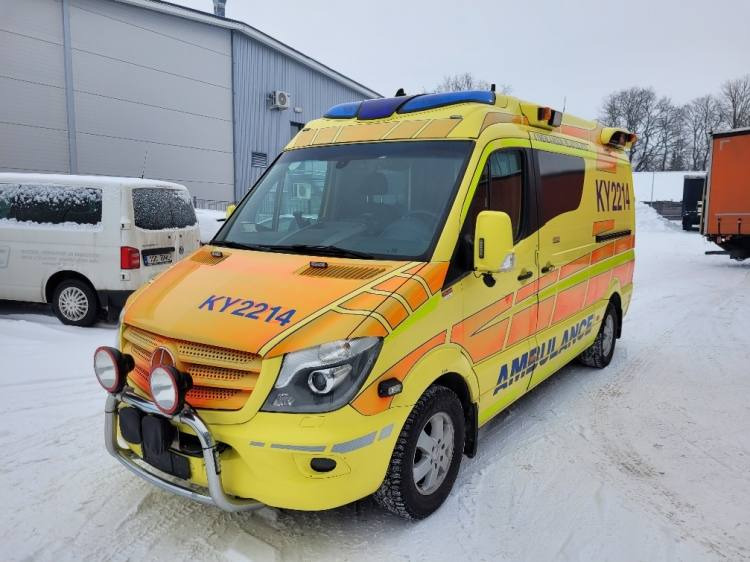 MERCEDES – BENZ SPRINTER 3.0D AMBULANCE (TAMLANS) KLIMA, 11.2016, EURO 6 - Xe cứu thương: hình 2 MERCEDES – BENZ SPRINTER 3.0D AMBULANCE (TAMLANS) KLIMA, 11.2016, EURO 6 - Xe cứu thương: hình 2