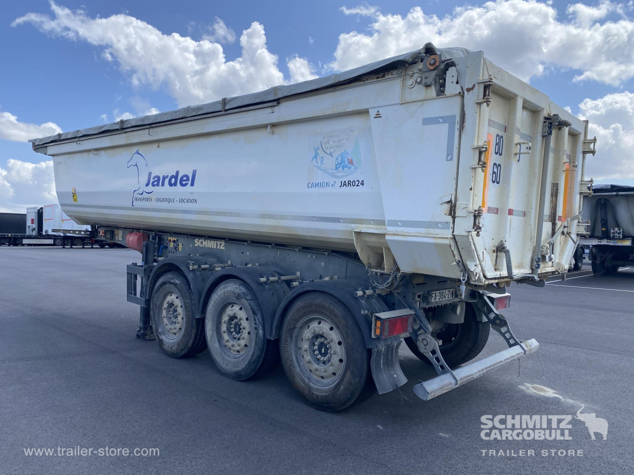 SCHMITZ Tipper Steel half pipe body 24m³ - Sơ mi rơ moóc ben: hình 5 SCHMITZ Tipper Steel half pipe body 24m³ - Sơ mi rơ moóc ben: hình 5