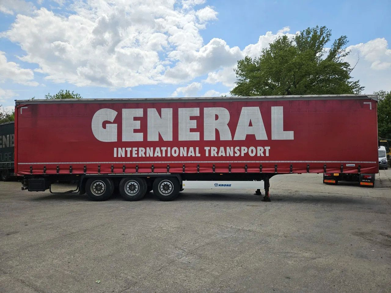 Krone SD XL Code, Lifting Axle A - Sơ mi rơ moóc mui bạt: hình 4 Krone SD XL Code, Lifting Axle A - Sơ mi rơ moóc mui bạt: hình 4