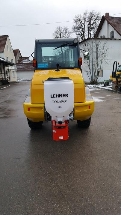Lehner Polaro 110 Streuer Salzstreuer Radlader Winterdienst JCB - Máy dàn trải cát/ Muối: hình 1 Lehner Polaro 110 Streuer Salzstreuer Radlader Winterdienst JCB - Máy dàn trải cát/ Muối: hình 1