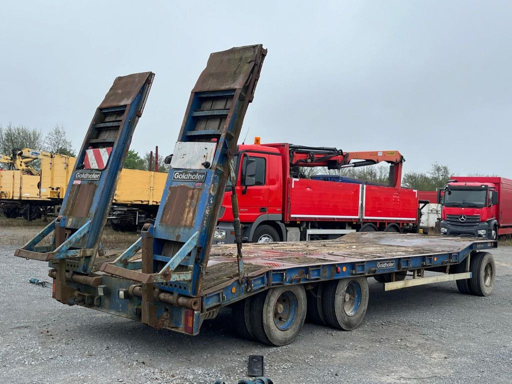 Goldhofer Tieflader TU 3-24/80 Tiefladeranhänger Rampen - Rơ moóc thùng thấp: hình 4 Goldhofer Tieflader TU 3-24/80 Tiefladeranhänger Rampen - Rơ moóc thùng thấp: hình 4