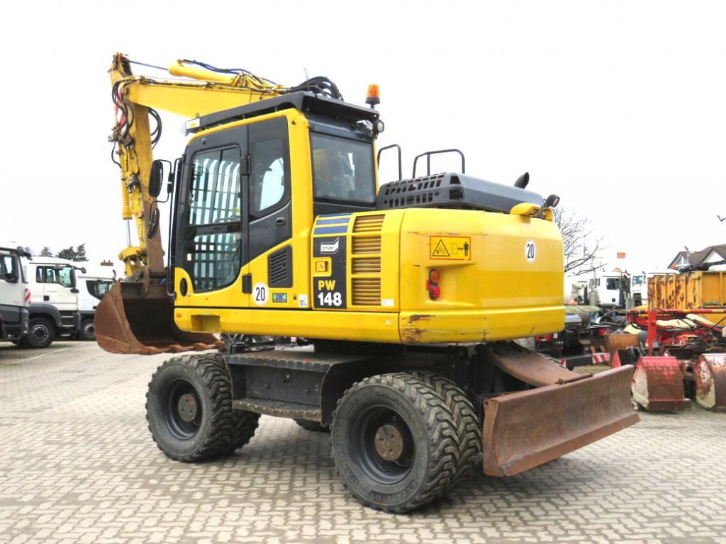 Máy xúc bánh lốp KOMATSU HANOMAG Mobilbagger PW 148 - 8 Bagger 6.824h Deutsch top: hình 7