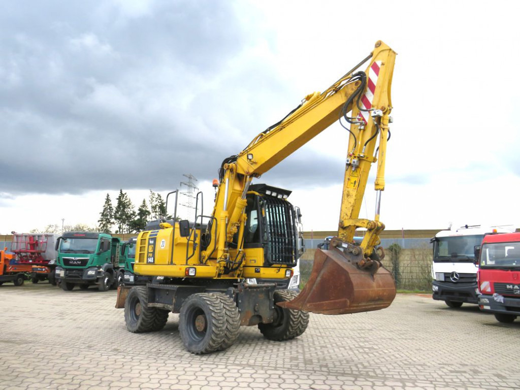KOMATSU HANOMAG Mobilbagger PW 148 - 8 Bagger 6.824h Deutsch top - Máy xúc bánh lốp: hình 5 KOMATSU HANOMAG Mobilbagger PW 148 - 8 Bagger 6.824h Deutsch top - Máy xúc bánh lốp: hình 5