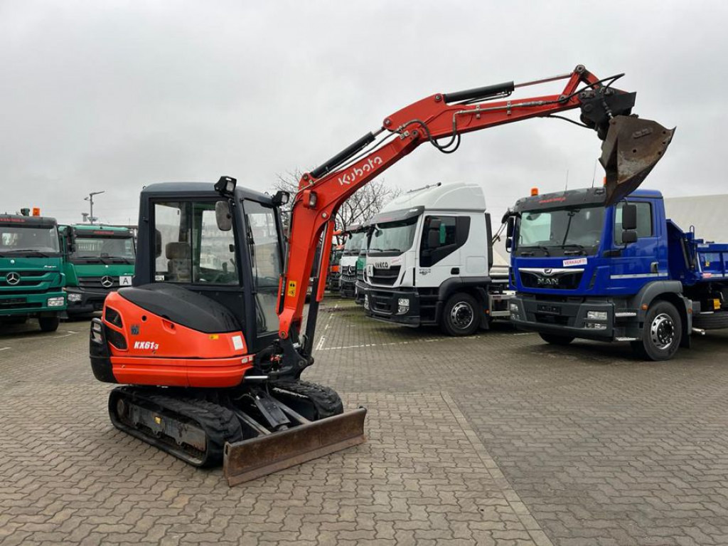 KUBOTA Minibagger KX 61 Minibagger 2245h, incl. Grabn+Tieflöffel - Máy xúc mini: hình 1 KUBOTA Minibagger KX 61 Minibagger 2245h, incl. Grabn+Tieflöffel - Máy xúc mini: hình 1