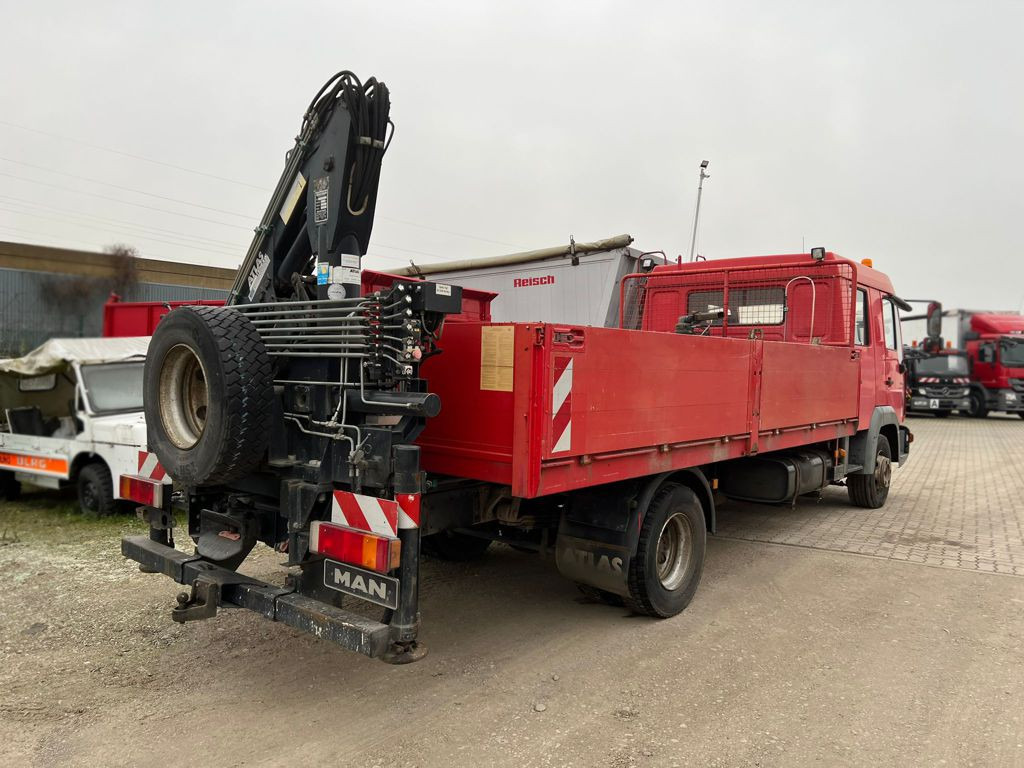 MAN LE 12.225 LC Pritsche Heckkran 6 Zylinder Doka Topzust - Xe tải thùng lửng/ Phẳng, Xe cẩu tự hành: hình 3 MAN LE 12.225 LC Pritsche Heckkran 6 Zylinder Doka Topzust - Xe tải thùng lửng/ Phẳng, Xe cẩu tự hành: hình 3