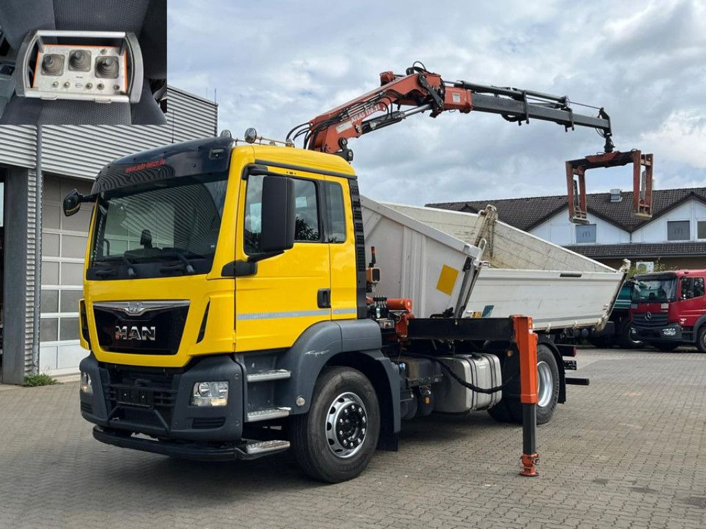 MAN TG-S 18.400 4x2 BL 2-Achs Kipper Kran Atlas 120+ - Xe ben, Xe cẩu tự hành: hình 1 MAN TG-S 18.400 4x2 BL 2-Achs Kipper Kran Atlas 120+ - Xe ben, Xe cẩu tự hành: hình 1