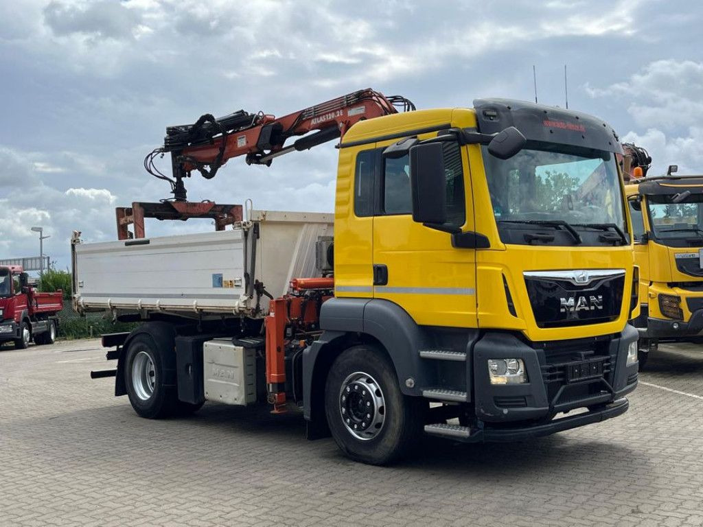 MAN TG-S 18.400 4x2 BL 2-Achs Kipper Kran Atlas 120+ - Xe ben, Xe cẩu tự hành: hình 2 MAN TG-S 18.400 4x2 BL 2-Achs Kipper Kran Atlas 120+ - Xe ben, Xe cẩu tự hành: hình 2