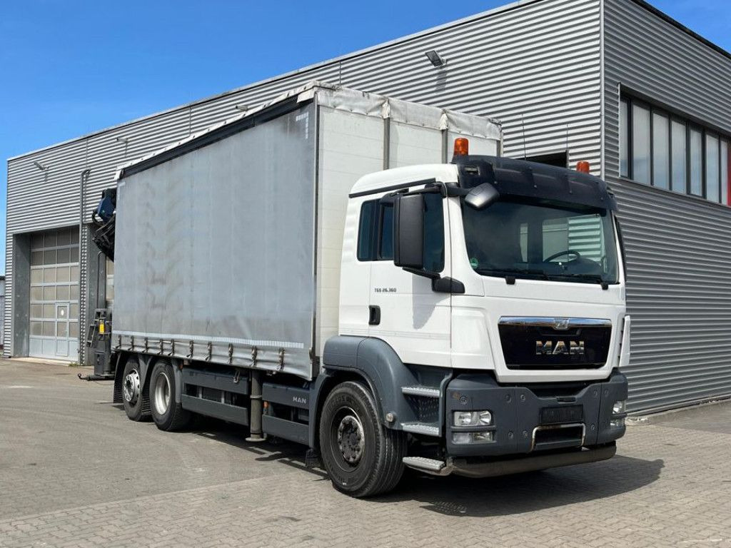 MAN TG-S 26.360 6x2-2LL Pritsche Heckkran 34m/to, Ji - Xe tải thùng lửng/ Phẳng, Xe cẩu tự hành: hình 2 MAN TG-S 26.360 6x2-2LL Pritsche Heckkran 34m/to, Ji - Xe tải thùng lửng/ Phẳng, Xe cẩu tự hành: hình 2