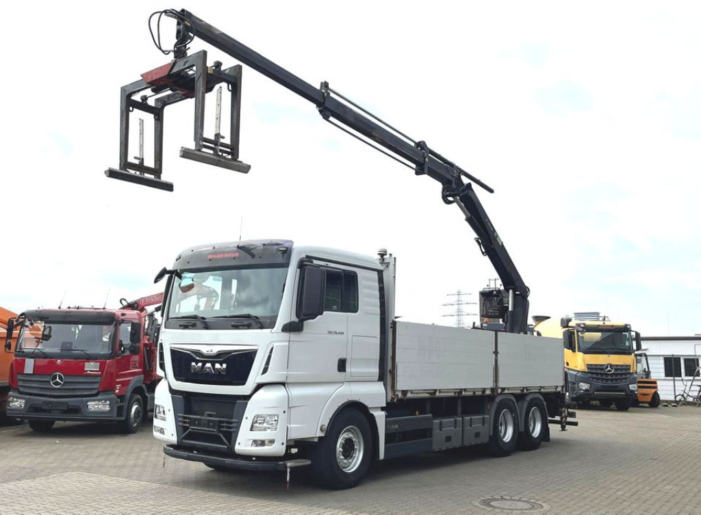 MAN TG-X 26.440 6x4 Pritsche Heckkran Hiab XS 166 - Xe tải thùng lửng/ Phẳng, Xe cẩu tự hành: hình 1 MAN TG-X 26.440 6x4 Pritsche Heckkran Hiab XS 166 - Xe tải thùng lửng/ Phẳng, Xe cẩu tự hành: hình 1