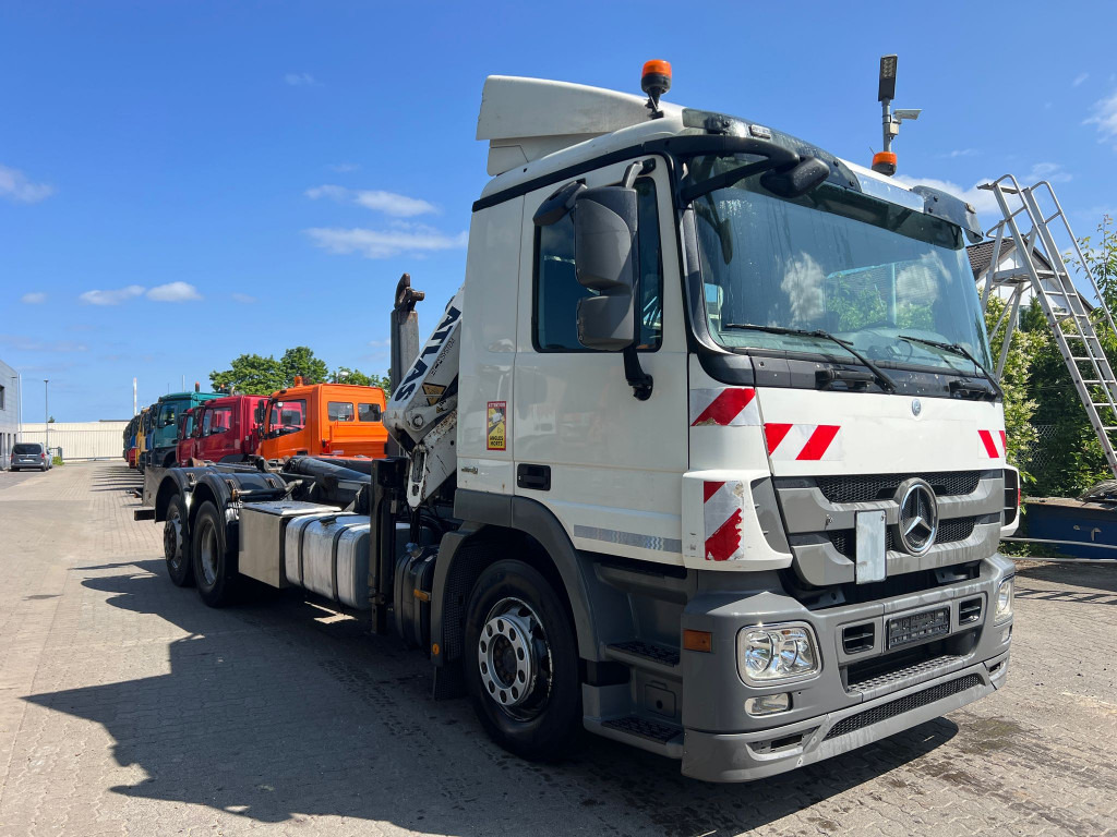 MERCEDES-BENZ Actros 2541 L6x2 Abrollkipper mit Kran Funk+Greiferst - Xe tải nâng móc, Xe cẩu tự hành: hình 3 MERCEDES-BENZ Actros 2541 L6x2 Abrollkipper mit Kran Funk+Greiferst - Xe tải nâng móc, Xe cẩu tự hành: hình 3