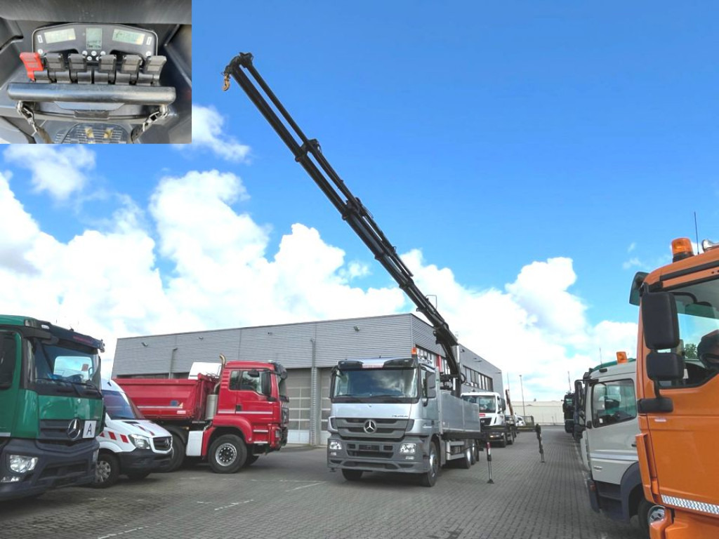 MERCEDES-BENZ Actros 2546 L 6x2 Pritsche Heckkran Hiab 288 6xhyd - Xe tải thùng lửng/ Phẳng, Xe cẩu tự hành: hình 1 MERCEDES-BENZ Actros 2546 L 6x2 Pritsche Heckkran Hiab 288 6xhyd - Xe tải thùng lửng/ Phẳng, Xe cẩu tự hành: hình 1