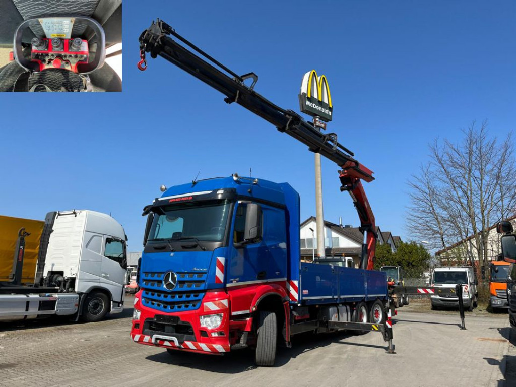 MERCEDES-BENZ Arocs 2545 6x4 HAD Pritsche Heckkran PK 41002 - Xe tải thùng lửng/ Phẳng, Xe cẩu tự hành: hình 1 MERCEDES-BENZ Arocs 2545 6x4 HAD Pritsche Heckkran PK 41002 - Xe tải thùng lửng/ Phẳng, Xe cẩu tự hành: hình 1