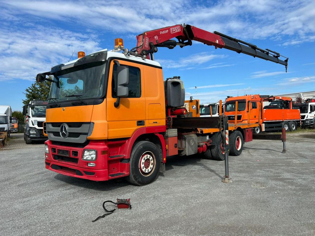 Mercedes-Benz Actros 2646 L 6x4 Pritsche Kran Fassi 450 45m/t - Xe cẩu tự hành, Xe tải thùng lửng/ Phẳng: hình 1 Mercedes-Benz Actros 2646 L 6x4 Pritsche Kran Fassi 450 45m/t - Xe cẩu tự hành, Xe tải thùng lửng/ Phẳng: hình 1