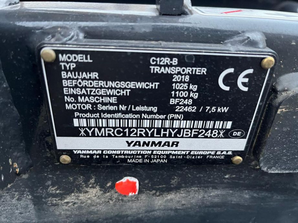 YANMAR Kettendumper C 12 R Baumaschine Kettendumper - Xe ben đổ bánh xích: hình 3 YANMAR Kettendumper C 12 R Baumaschine Kettendumper - Xe ben đổ bánh xích: hình 3