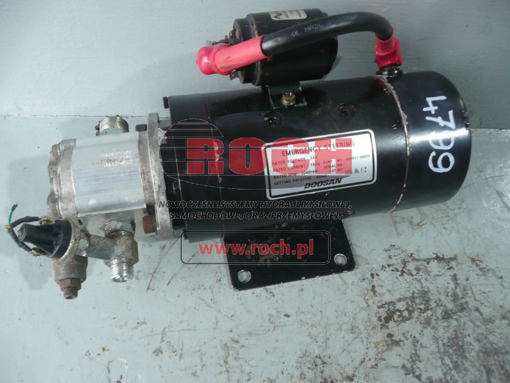 DOOSAN 33G8-34001 + 400917-00025 24V 180A 3040 RPM 62 BAR + ARD1308 24V 300A - Bơm thủy lực: hình 1 DOOSAN 33G8-34001 + 400917-00025 24V 180A 3040 RPM 62 BAR + ARD1308 24V 300A - Bơm thủy lực: hình 1