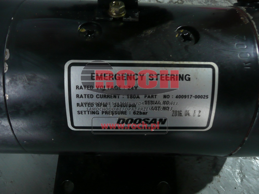 DOOSAN 33G8-34001 + 400917-00025 24V 180A 3040 RPM 62 BAR + ARD1308 24V 300A - Bơm thủy lực: hình 2 DOOSAN 33G8-34001 + 400917-00025 24V 180A 3040 RPM 62 BAR + ARD1308 24V 300A - Bơm thủy lực: hình 2