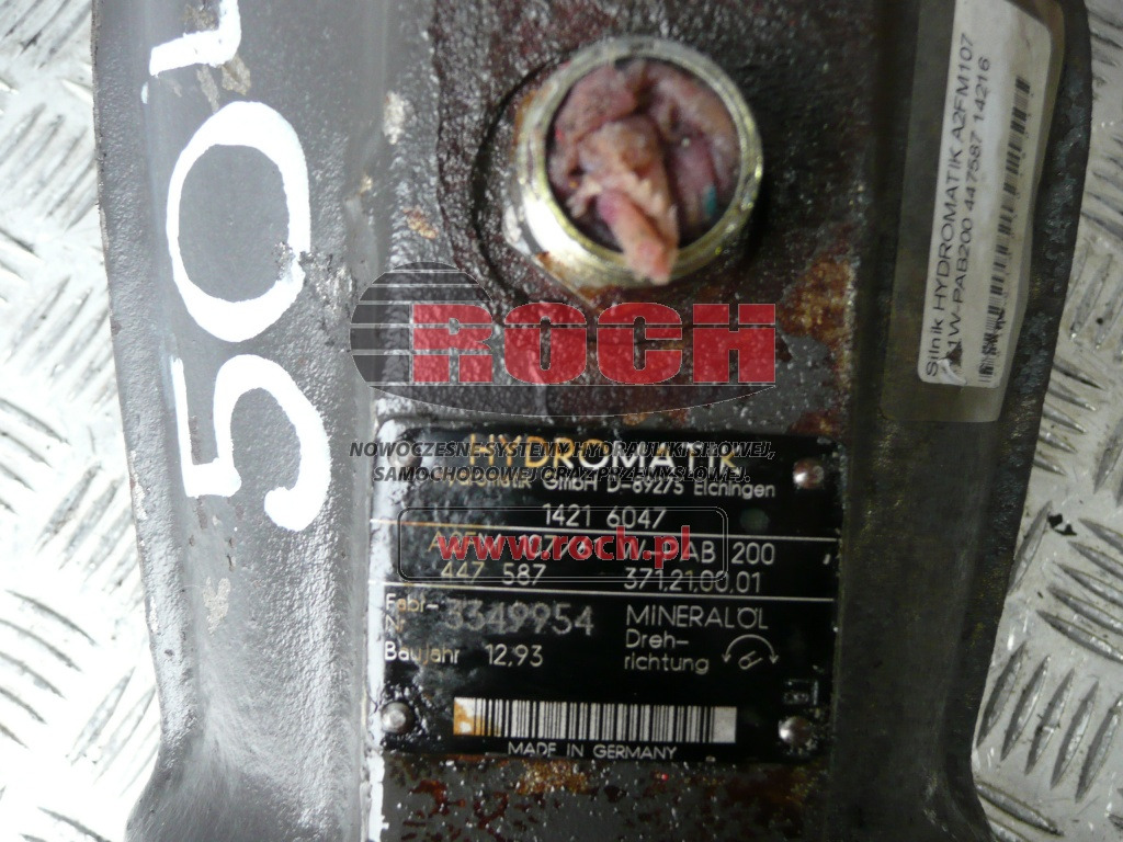 HYDROMATIK 14216047 A2FM107/61W-PAB200 447587 371.21.00.01 - Động cơ thủy lực: hình 1 HYDROMATIK 14216047 A2FM107/61W-PAB200 447587 371.21.00.01 - Động cơ thủy lực: hình 1