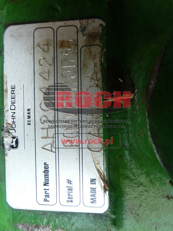 JOHN DEERE AH204424 - Động cơ thủy lực: hình 2 JOHN DEERE AH204424 - Động cơ thủy lực: hình 2