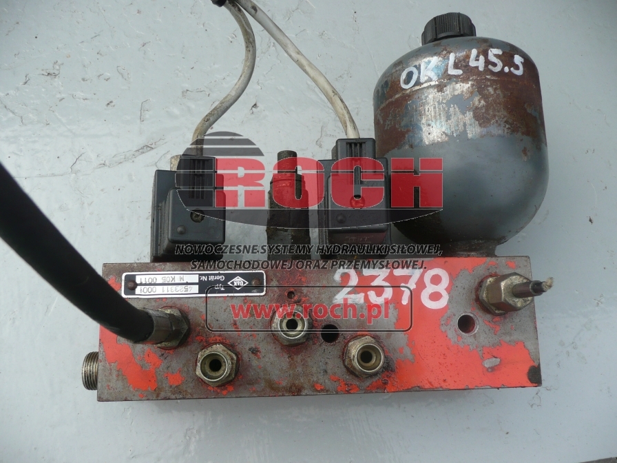 O&K 4523311 0001 MK050011 + HYDROAKUMULATOR 0,7L + 02-178037 24VDC - Van thủy lực cho Máy xúc lật bánh lốp: hình 1 O&K 4523311 0001 MK050011 + HYDROAKUMULATOR 0,7L + 02-178037 24VDC - Van thủy lực cho Máy xúc lật bánh lốp: hình 1