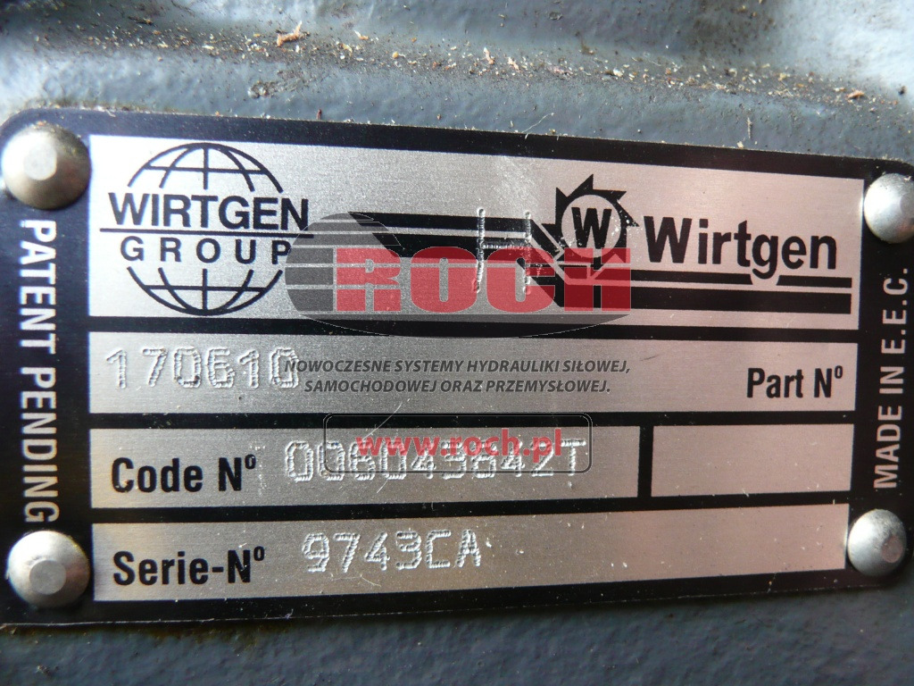 WIRTGEN 170610 006043842T - Động cơ thủy lực: hình 2 WIRTGEN 170610 006043842T - Động cơ thủy lực: hình 2