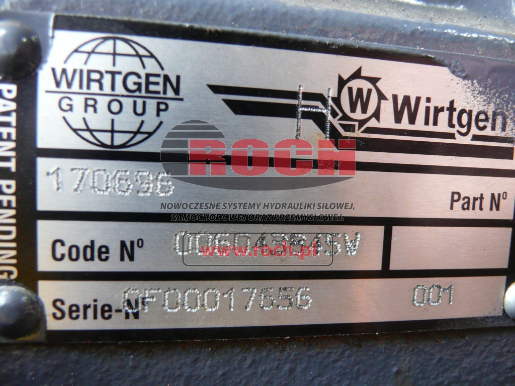 WIRTGEN 170696 006043845W - Động cơ thủy lực: hình 2 WIRTGEN 170696 006043845W - Động cơ thủy lực: hình 2