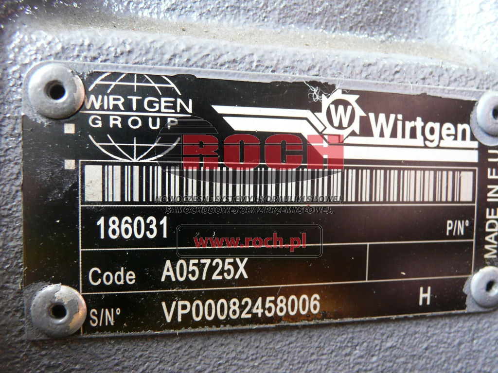 WIRTGEN 186031 A05725X - Động cơ thủy lực: hình 2 WIRTGEN 186031 A05725X - Động cơ thủy lực: hình 2