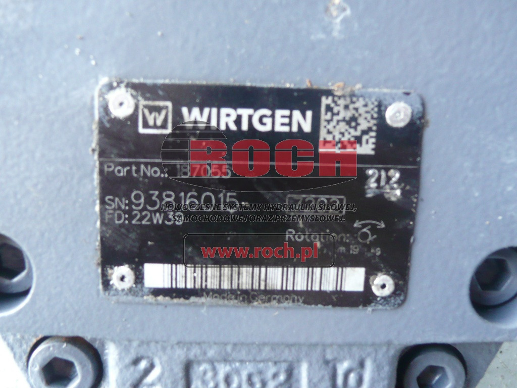 WIRTGEN 187055 - Động cơ thủy lực: hình 1 WIRTGEN 187055 - Động cơ thủy lực: hình 1