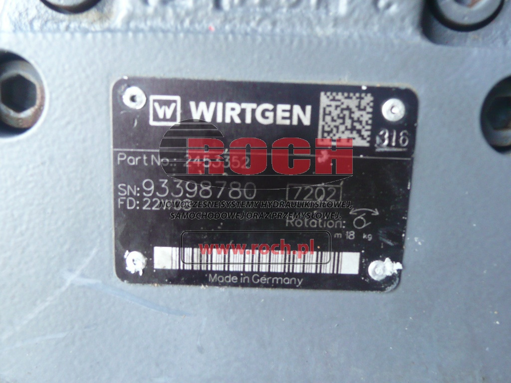 WIRTGEN 2453352 - Động cơ thủy lực: hình 2 WIRTGEN 2453352 - Động cơ thủy lực: hình 2