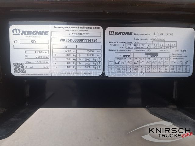 Rơ moóc mui bạt Krone Profi Liner SDP 27 // Alu //: hình 6