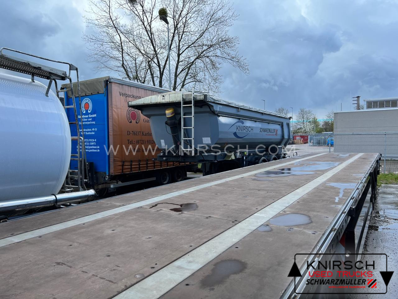 SCHWARZMUELLER Plateau Auflieger J-3A-125 - Sơ mi rơ moóc thùng lửng/ Phẳng: hình 4 SCHWARZMUELLER Plateau Auflieger J-3A-125 - Sơ mi rơ moóc thùng lửng/ Phẳng: hình 4