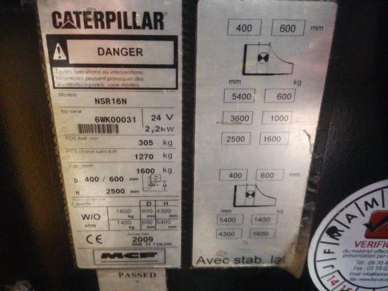 Máy xếp chồng Caterpillar NSR16N: hình 9