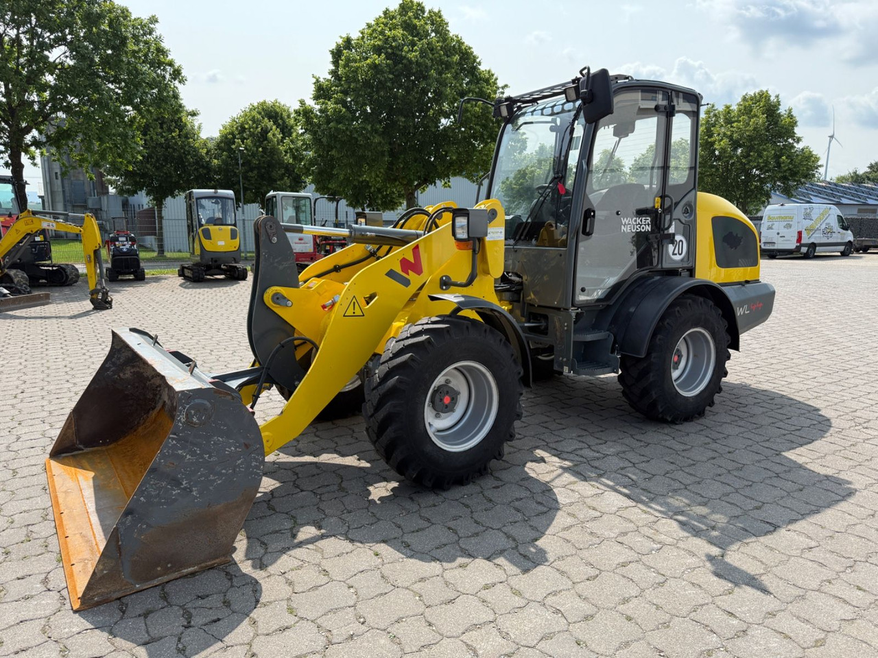 Wacker WL 44, BJ 22, 775 BH, Schaufel, Gabel, TOP - Máy xúc lật bánh lốp: hình 1 Wacker WL 44, BJ 22, 775 BH, Schaufel, Gabel, TOP - Máy xúc lật bánh lốp: hình 1