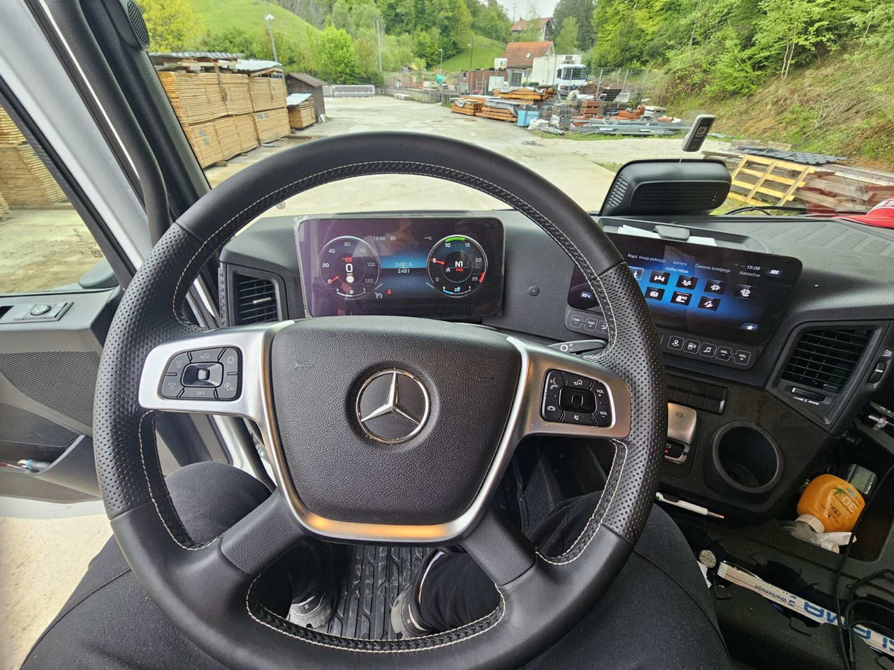 MERCEDES-BENZ Hiab Palfinger Fassi F545-6 JIB-6 - Xe ben: hình 5 MERCEDES-BENZ Hiab Palfinger Fassi F545-6 JIB-6 - Xe ben: hình 5