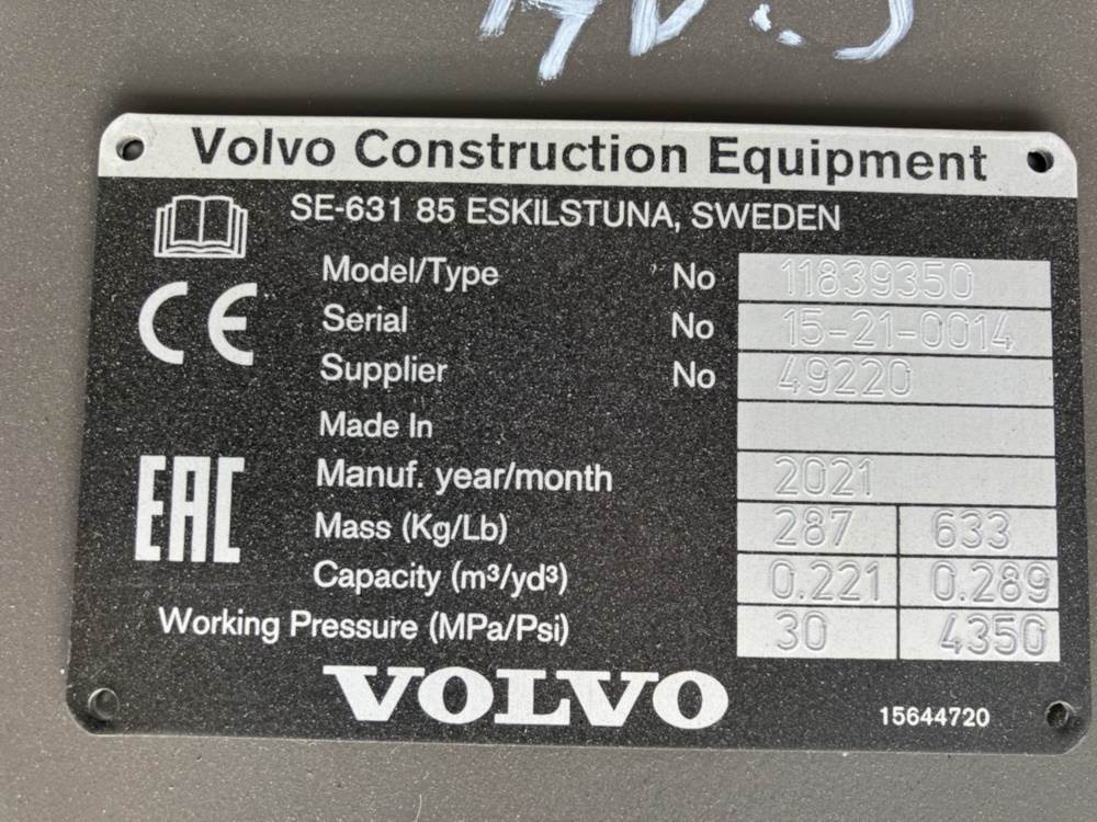 Volvo Böschungslöffel schwenkbar - Máy xúc trước múc sau: hình 4 Volvo Böschungslöffel schwenkbar - Máy xúc trước múc sau: hình 4