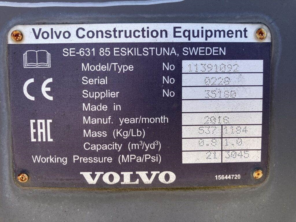 Volvo Klappschaufel mit Zähnen TPZ - Gầu: hình 5 Volvo Klappschaufel mit Zähnen TPZ - Gầu: hình 5