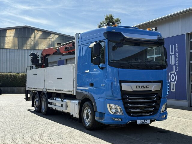 DAF XF 480 Pritsche Kran Plafinger 21000L - Xe tải thùng lửng/ Phẳng, Xe cẩu tự hành: hình 1 DAF XF 480 Pritsche Kran Plafinger 21000L - Xe tải thùng lửng/ Phẳng, Xe cẩu tự hành: hình 1