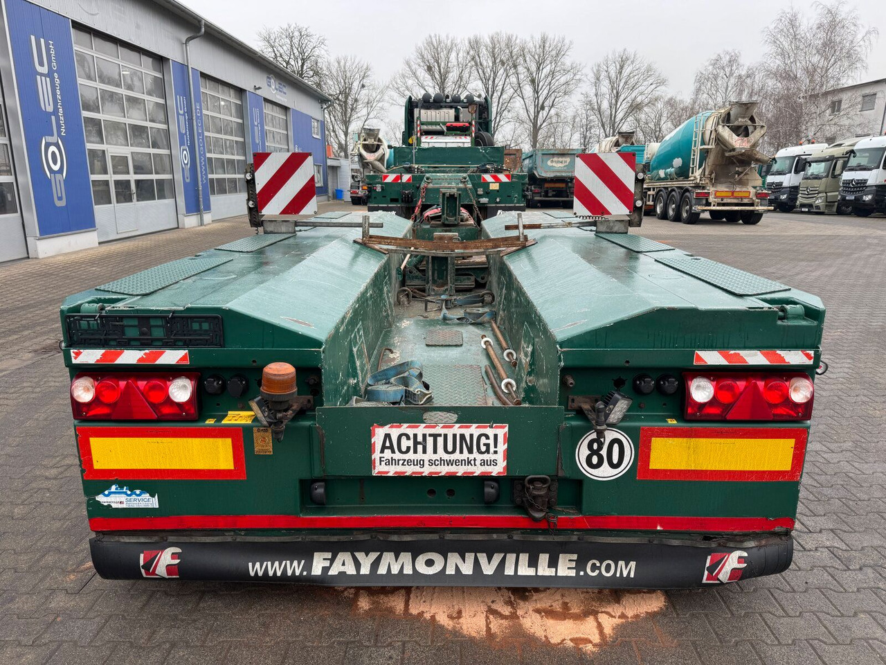 Sơ mi rơ moóc thùng thấp Faymonville STBZ-6VA Tieflader 4+2 Achse + Schwerlast *83 T: hình 7